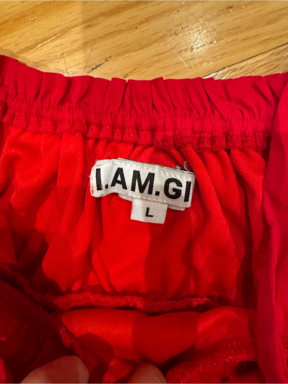 I.AM.GIA Naomi corset top cherry red - Picture 2 of 5